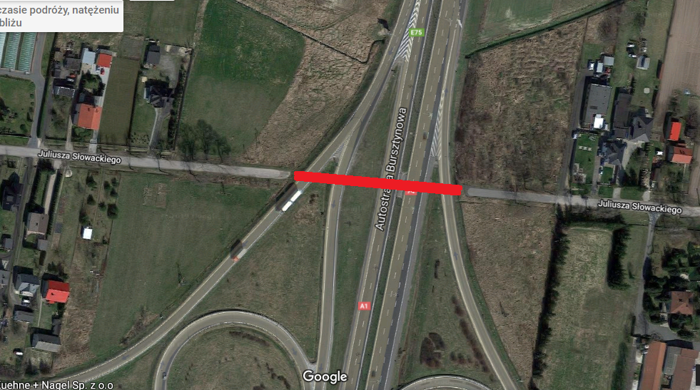 Photo of Będzie kładka nad A1. Obie części ulicy Słowackiego będą połączone