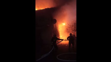 Photo of Pożar w domu jednorodzinnym przy Włókienniczej w Piotrkowie [FILM+ZDJĘCIA]