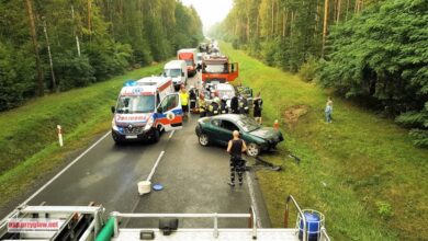 Photo of Wypadek między Włodzimierzowem a Łęcznem