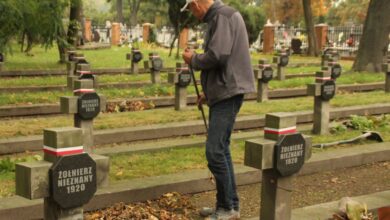 Photo of Porządkowali wojskowe mogiły