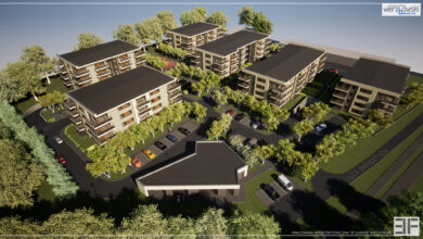 Photo of Nowe osiedle mieszkaniowe u zbiegu Kasztanowej i Energetyków w Piotrkowie