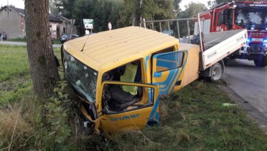 Photo of Półciężarówka w rowie