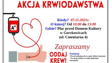 Photo of Oddaj krew w Gorzkowicach