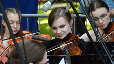 Photo of Piotrkowska Orkiestra Kameralna zagrała w parku miejskim
