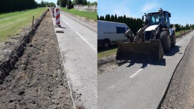 Photo of Prace drogowe na ulicy Cmentarnej w Gorzkowicach