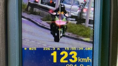 Photo of 60-letni motocyklista gnał ulicą Sulejowską o 73 km/h za szybko