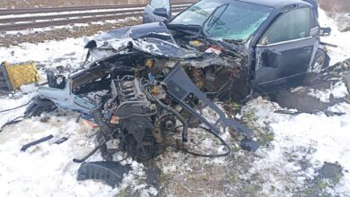 Photo of Wypadek na przejeździe kolejowym w Longinówce – ZDJĘCIA