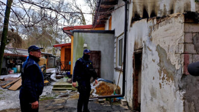 Photo of Policjanci gasili pożar domu