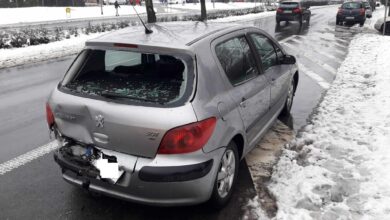 Photo of Zderzenie dwóch osobówek koło ZUSu