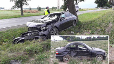 Photo of Zderzenie mercedesa i bmw