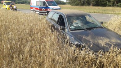 Photo of Jazda zakończona w polu