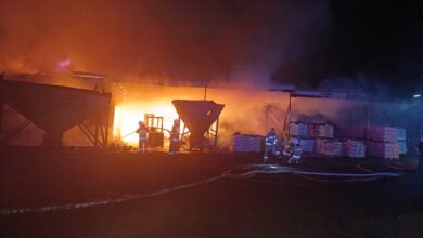 Photo of Pożar składu opału w gminie Czarnocin