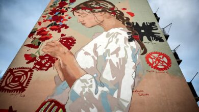 Photo of Nowy mural w Piotrkowie przypomina o korzeniach