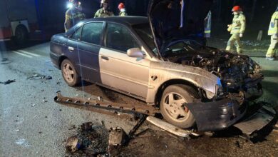 Photo of Zderzenie dwóch osobówek na DK91. Jedna osoba trafiła do szpitala