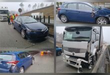 Photo of Zderzenie na S8. TIR zajechał drogę osobówce