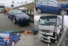 Photo of Zderzenie na S8. TIR zajechał drogę osobówce