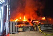 Photo of Nocny pożar w tartaku