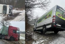 Photo of Trudne warunki na drogach. Seria zdarzeń w regionie