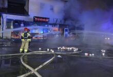 Photo of Groźny pożar w Korytnicy. Spłonął lokal z kebabem