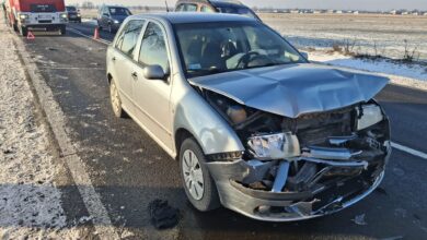 Photo of Zderzenie Audi i Skody w Longinówce na DK91