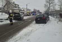 Photo of Trzy samochody zderzyły się Bujnach. Ranne 11-letnie dziecko