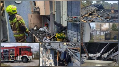 Photo of Pożar domu jednorodzinnego. Straty są ogromne – AKTUALIZACJA