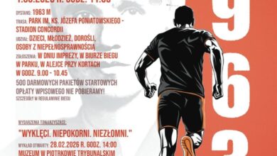 Photo of Pobiegnij 1963 metry dla pamięci – 1 marca spotkajmy się w Parku im. ks. Józefa Poniatowskiego
