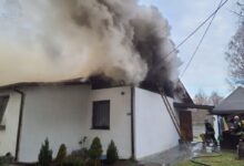 Photo of Pożar domu jednorodzinnego. Straty są ogromne