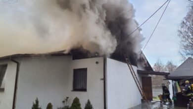 Photo of Pożar domu jednorodzinnego. Straty są ogromne