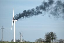 Photo of Pożar turbiny wiatrowej w Kalskiej Woli