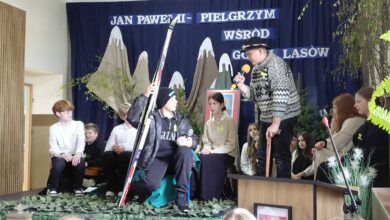 Photo of Uroczysty Dzień Patrona w Szkole Podstawowej im. św. Jana Pawła II w Gazomi