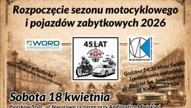 Photo of Ryk silników i wielka parada! Piotrków wita sezon motocyklowy 2026