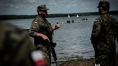 Photo of Terytorialsi 9 ŁBOT doskonalili działania wodne i desantowe na Zalewie Sulejowskim