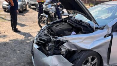 Photo of Zderzenie osobówki z motocyklem. Ranny kierowca jednośladu