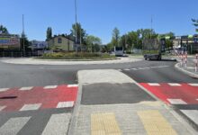 Photo of Nowe ronda, ścieżki i chodniki – ulice Wolborska i Rakowska po kompleksowej rozbudowie