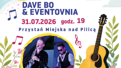 Photo of Muzyczny wieczór nad Pilicą z Dave Bo!