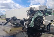 Photo of Groźny wypadek na A1 pod Piotrkowem. Autostrada jest całkowicie zablokowana