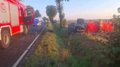 Photo of Tragiczny wypadek na DK 91 w Longinówce. Nie żyje młoda kobieta