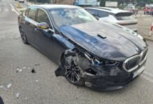 Photo of Zderzenie BMW i MG w centrum Piotrkowa