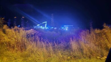 Photo of Nocny pożar garażu przy ul. Podbratek w Piotrkowie. Straty szacowane na 800 tysięcy złotych