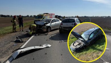 Photo of Wypadek na DK91 w Karlinie. Zderzyły się cztery samochody osobowe – są utrudnienia