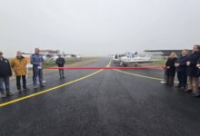 Photo of Na piotrkowskim lotnisku oficjalnie otwarto nową drogę kołowania